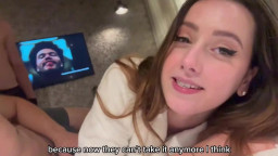 Hellomoonli - Gets Fucked By Two Guys